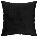 vidaXL Poťah na podložku 2 pcs HEERLEN Čierna 45 x 45 cm Flanel – Obrázok 2