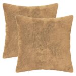 vidaXL Poťah na podložku 2 ks HEERLEN Sivohnedá 45 x 45 cm – Obrázok 2