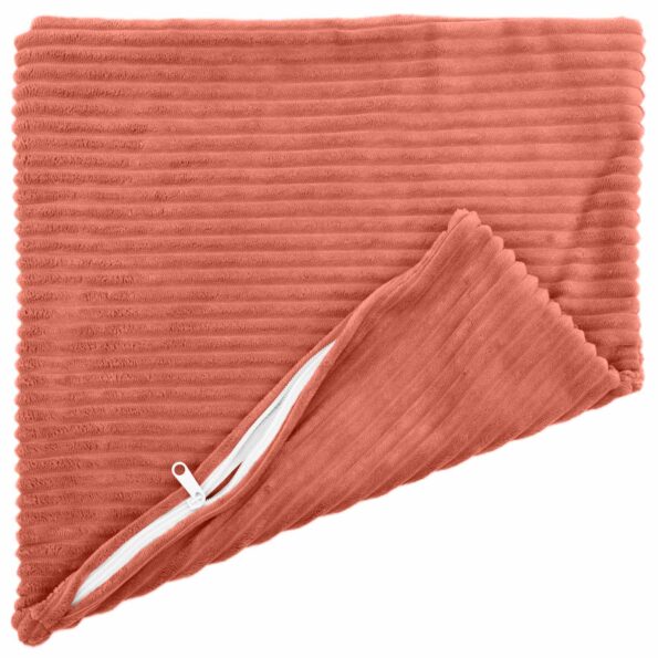 vidaXL Poťah na podložku 6 pcs HEERLEN Červenooranžová 50 x 50 cm – Obrázok 3