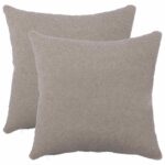 vidaXL Poťah na podložku 2 pcs HEERLEN Svetlosivá 50 x 50 cm Bouclé