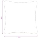vidaXL Poťah na podložku 12 pcs HEERLEN Krémová 50 x 50 cm Polyester – Obrázok 11