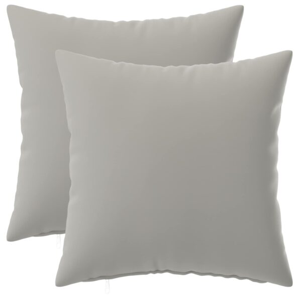 vidaXL Poťah na podložku 2 pcs HEERLEN Sivá 50 x 50 cm Polyester – Obrázok 2