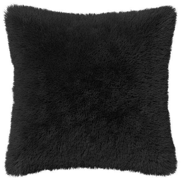 vidaXL Poťah na podložku 6 pcs HEERLEN Čierna 50 x 50 cm PV fleece – Obrázok 3