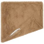 vidaXL Poťah na podložku 6 pcs HEERLEN Sivohnedá 50 x 50 cm PV fleece – Obrázok 4