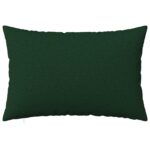 vidaXL Poťah na podložku 6 ks HEERLEN Tmavozelená 50 x 70 cm Látka – Obrázok 2