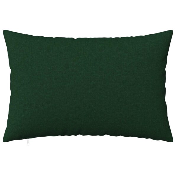 vidaXL Poťah na podložku 6 ks HEERLEN Tmavozelená 50 x 70 cm Látka – Obrázok 2