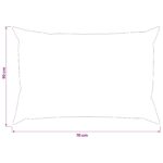 vidaXL Poťah na podložku 6 pcs HEERLEN Svetlosivá 50 x 70 cm Zamat – Obrázok 10