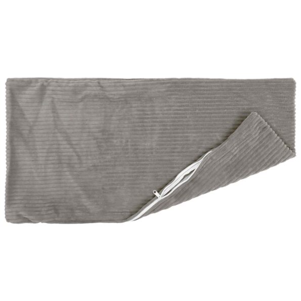 vidaXL Poťah na podložku 2 pcs HEERLEN Svetlosivá 50 x 70 cm manšestr – Obrázok 3