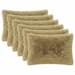 vidaXL Poťah na podložku 6 pcs HEERLEN Svetlo zelená 50 x 70 cm – Obrázok 2