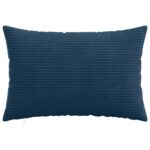 vidaXL Poťah na podložku 6 pcs HEERLEN Námornícka modrá 50 x 75 cm – Obrázok 2