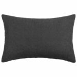 vidaXL Poťah na podložku 2 pcs HEERLEN Tmavosivá 50 x 75 cm Bouclé – Obrázok 2