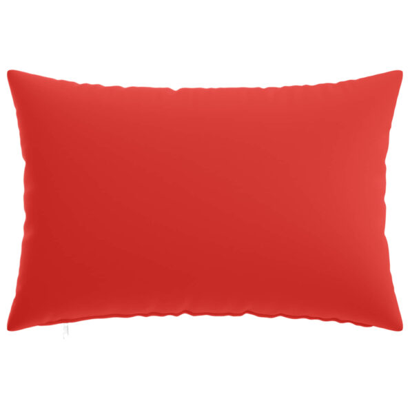 vidaXL Poťah na podložku 6 pcs HEERLEN Červená 50 x 75 cm Polyester – Obrázok 3