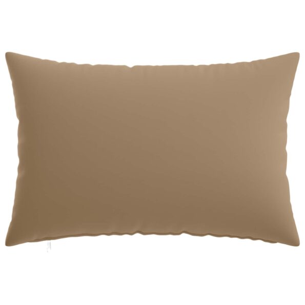 vidaXL Poťah na podložku 6 ks HEERLEN Sivohnedá 50 x 75 cm Polyester – Obrázok 3