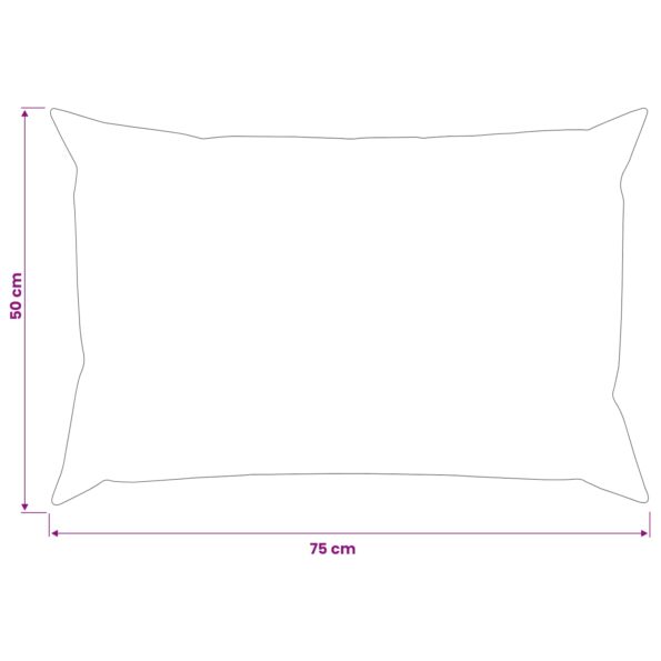 vidaXL Poťah na podložku 2 pcs HEERLEN Sivohnedá 50 x 75 cm PV fleece – Obrázok 10