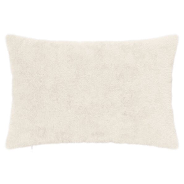 vidaXL Poťah na podložku 6 ks HEERLEN Biela 50 x 75 cm Umelá králičia – Obrázok 3
