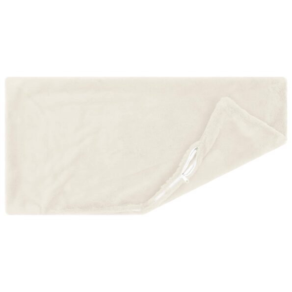 vidaXL Poťah na podložku 6 ks HEERLEN Biela 50 x 75 cm Umelá králičia – Obrázok 4