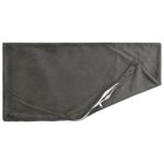 vidaXL Poťah na podložku 6 pcs HEERLEN Tmavosivá 50 x 80 cm Zamat – Obrázok 4