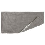 vidaXL Poťah na podložku 2 pcs HEERLEN Svetlosivá 50 x 80 cm manšestr – Obrázok 3