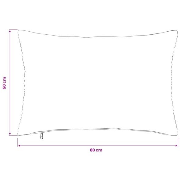 vidaXL Poťah na podložku 2 pcs HEERLEN Svetlosivá 50 x 80 cm manšestr – Obrázok 9