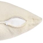 vidaXL Poťah na podložku 6 pcs HEERLEN Krémová 50 x 80 cm Bouclé – Obrázok 5