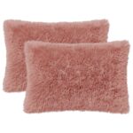 vidaXL Poťah na podložku 2 pcs HEERLEN Ružová 50 x 80 cm PV fleece – Obrázok 2