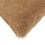 vidaXL Poťah na podložku 2 pcs HEERLEN Sivohnedá 50 x 80 cm PV fleece – Obrázok 5