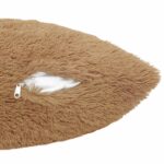 vidaXL Poťah na podložku 2 pcs HEERLEN Sivohnedá 50 x 80 cm PV fleece – Obrázok 6