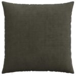 vidaXL Poťah na podložku 2 pcs HEERLEN Antracitová 55 x 55 cm manšestr – Obrázok 2