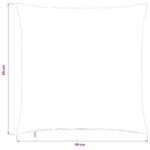 vidaXL Poťah na podložku 2 pcs HEERLEN Antracitová 55 x 55 cm manšestr – Obrázok 9