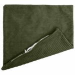vidaXL Poťah na podložku 2 pcs HEERLEN Zelená 55 x 55 cm manšestr – Obrázok 3