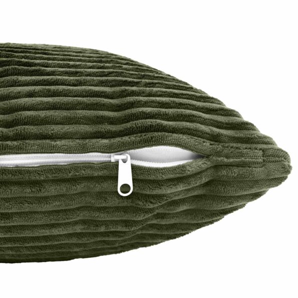 vidaXL Poťah na podložku 2 pcs HEERLEN Zelená 55 x 55 cm manšestr – Obrázok 5