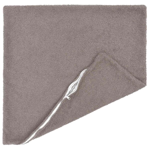 vidaXL Poťah na podložku 6 pcs HEERLEN Svetlosivá 55 x 55 cm Bouclé – Obrázok 3