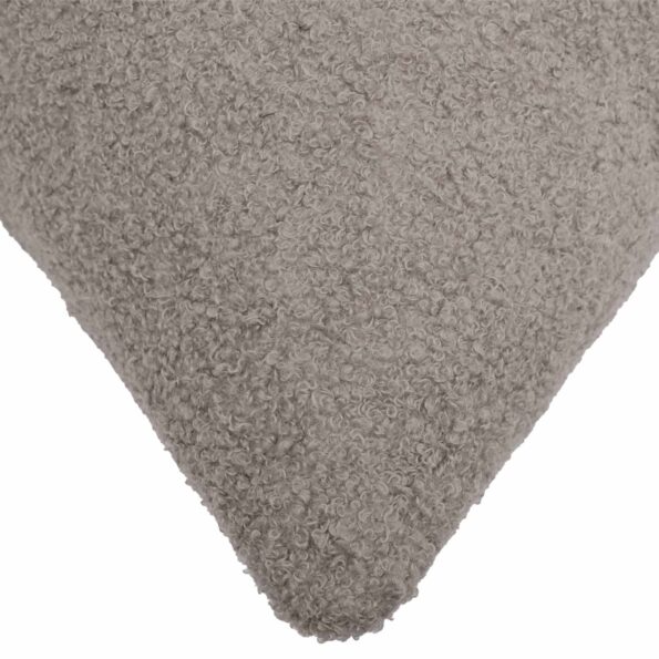 vidaXL Poťah na podložku 6 pcs HEERLEN Svetlosivá 55 x 55 cm Bouclé – Obrázok 4