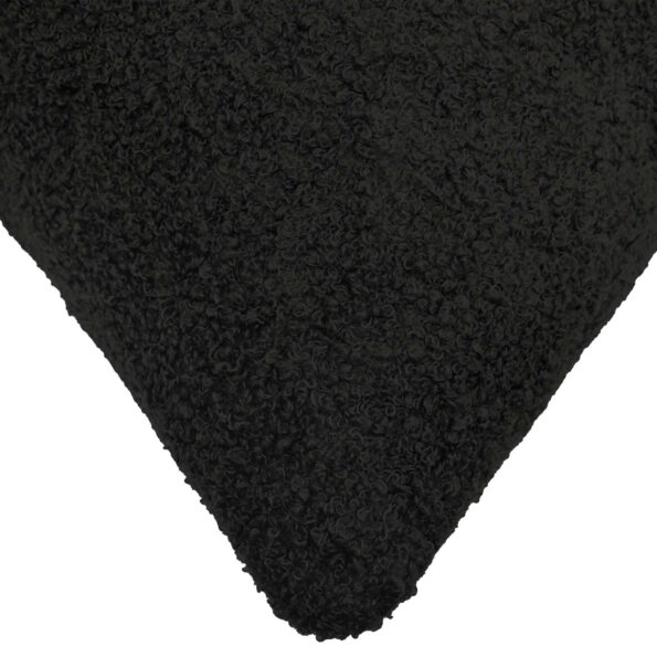 vidaXL Poťah na podložku 2 pcs HEERLEN Čierna 55 x 55 cm Bouclé – Obrázok 4