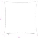 vidaXL Poťah na podložku 2 pcs HEERLEN Biela 55 x 55 cm PV fleece – Obrázok 10