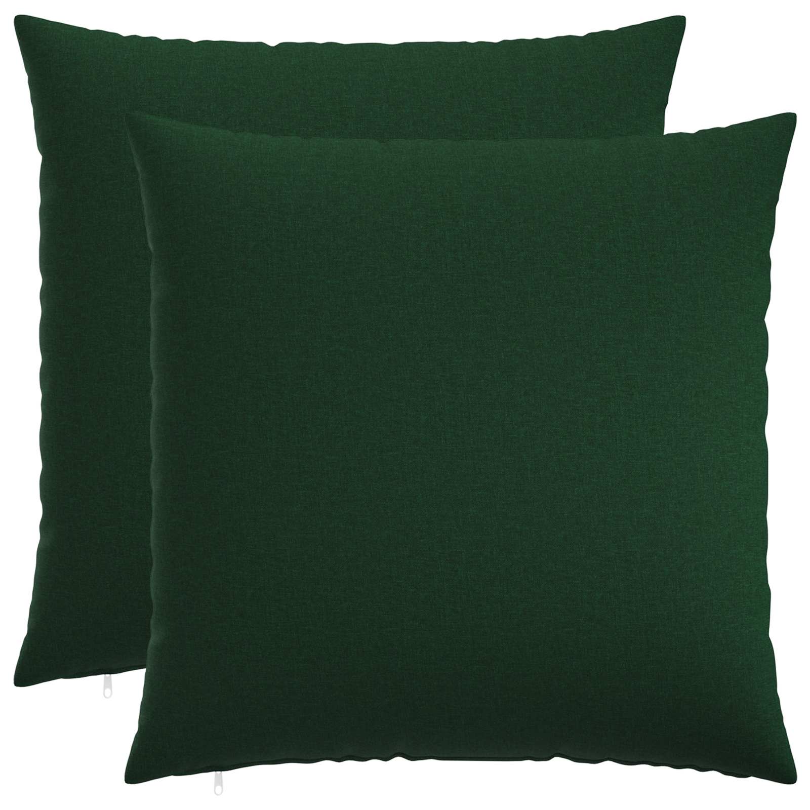 912523_1.jpg vidaXL Poťah na podložku 2 ks HEERLEN Tmavozelená 60 x 60 cm Látka – Obrázok 1