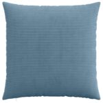 vidaXL Poťah na podložku 2 pcs HEERLEN Modrá 60 x 60 cm manšestr – Obrázok 2