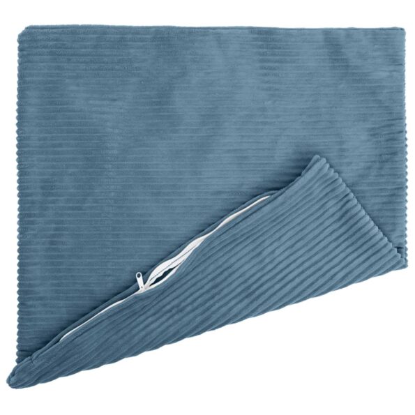 vidaXL Poťah na podložku 2 pcs HEERLEN Modrá 60 x 60 cm manšestr – Obrázok 3
