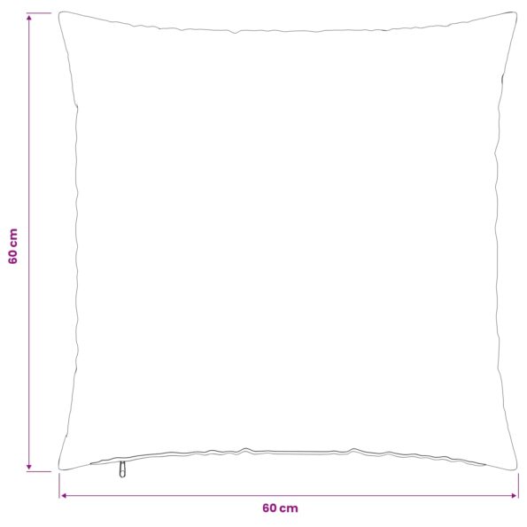 vidaXL Poťah na podložku 6 pcs HEERLEN Ružová 60 x 60 cm Bouclé – Obrázok 9