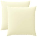 vidaXL Poťah na podložku 2 pcs HEERLEN Krémová 60 x 60 cm Polyester – Obrázok 2