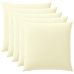 vidaXL Poťah na podložku 6 pcs HEERLEN Krémová 60 x 60 cm Polyester – Obrázok 2