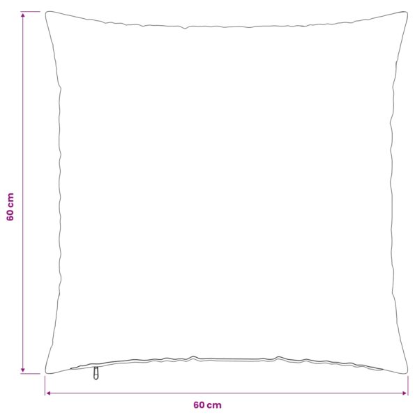 vidaXL Poťah na podložku 2 pcs HEERLEN Viacfarebný 60 x 60 cm – Obrázok 12