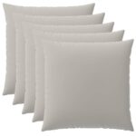 vidaXL Poťah na podložku 6 pcs HEERLEN Sivá 60 x 60 cm Polyester – Obrázok 2