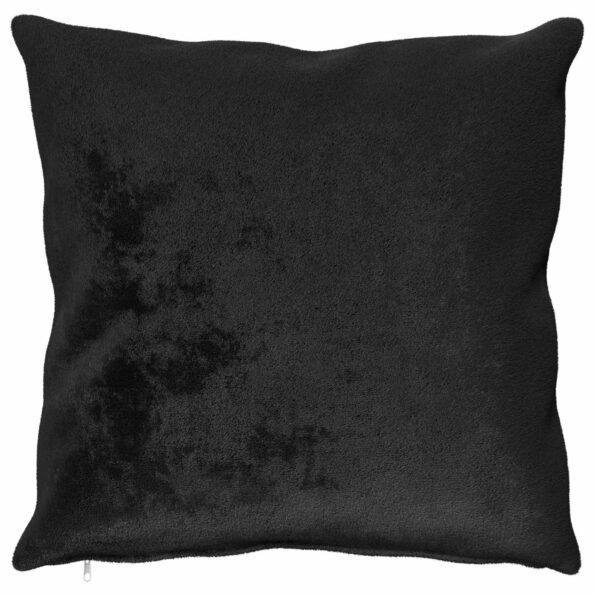 vidaXL Poťah na podložku 6 pcs HEERLEN Čierna 60 x 60 cm Flanel – Obrázok 2