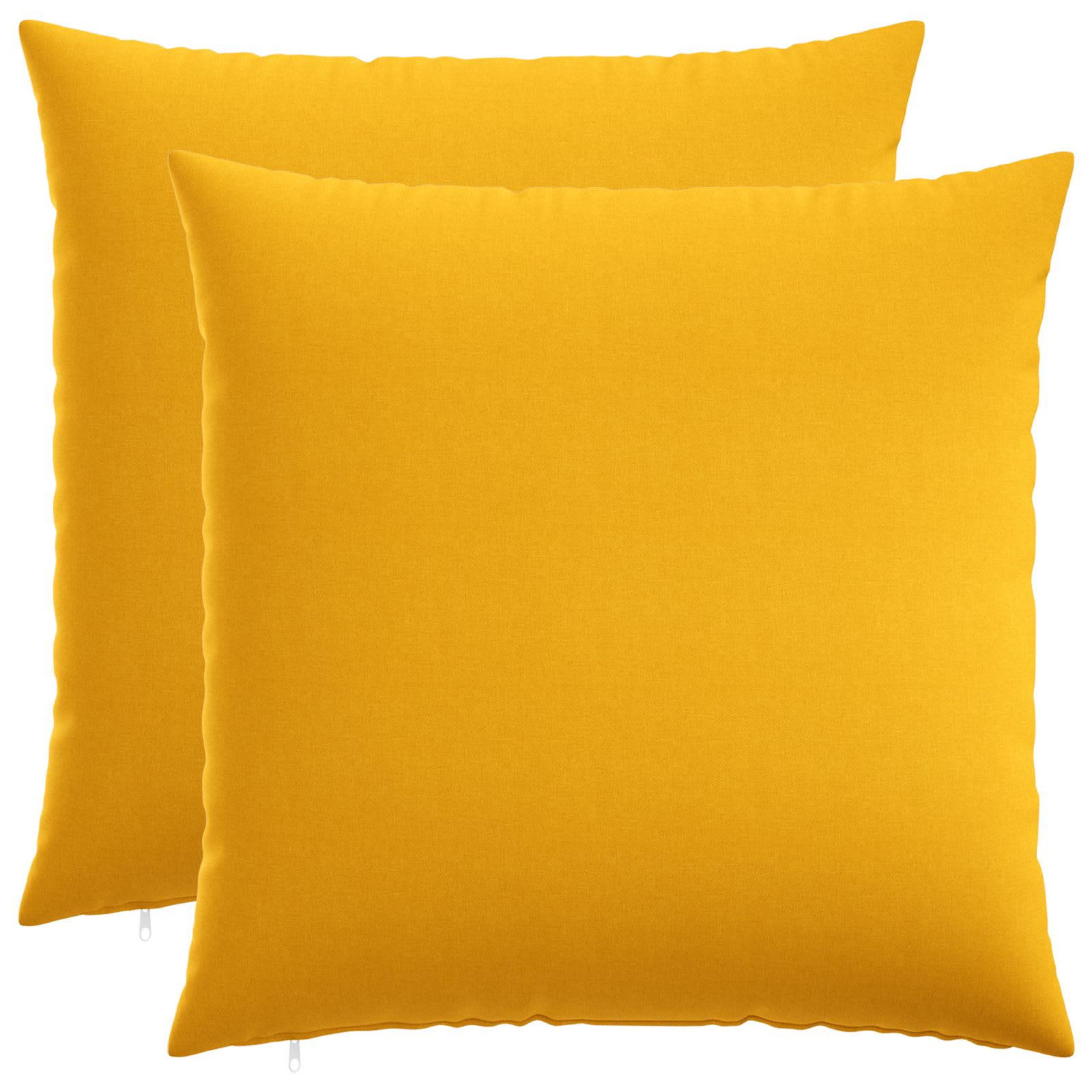 912861_1.jpg vidaXL Poťah na podložku 2 ks HEERLEN Svetložltá 65 x 65 cm Látka – Obrázok 1