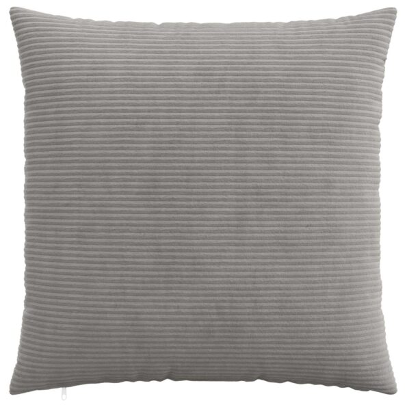 vidaXL Poťah na podložku 2 pcs HEERLEN Svetlosivá 65 x 65 cm manšestr – Obrázok 2