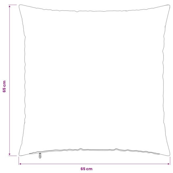vidaXL Poťah na podložku 2 pcs HEERLEN Béžová 65 x 65 cm Polyester – Obrázok 12