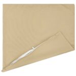 vidaXL Poťah na podložku 2 pcs HEERLEN Béžová 65 x 65 cm Polyester – Obrázok 5