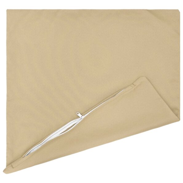vidaXL Poťah na podložku 2 pcs HEERLEN Béžová 65 x 65 cm Polyester – Obrázok 5