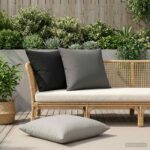 vidaXL Poťah na podložku 2 pcs HEERLEN Sivá 65 x 65 cm Polyester